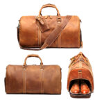 Leather Duffel Bag - Image 4