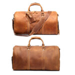 Leather Duffel Bag - Image 5