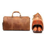 Leather Duffel Bag - Image 6